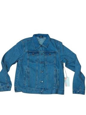 Alpine Swiss Denim Jean Trucker Jacket
